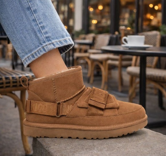 Женские ультра мини угги Ugg Ultra Mini Hybrid - Chestnut