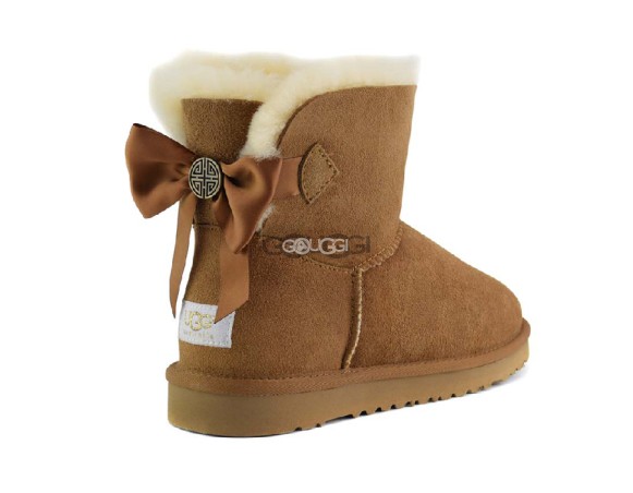 Mini Bailey Bow Medallion Chestnut