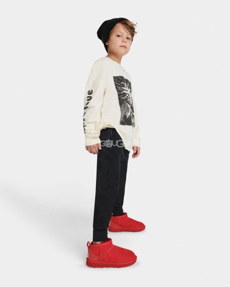 Ugg Kids Ultra Mini Samba Red