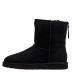 Ugg Classic Short Zip II Black (без камней)