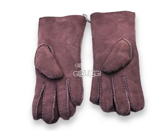 Женские удлиненные перчатки UGG Wine - 1031