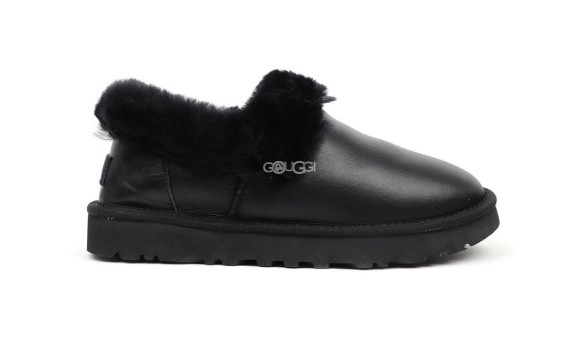 Nita Slipper Metallic Black