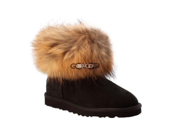 Mini Fox Fur Black III