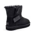 Ugg Mini Bailey Graphic Logo Suede Black